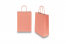 Paper carrier bags with twisted handles - salmon pink, 220 x 100 x 310 mm, 90 gsm | Bestbuyenvelopes.ie