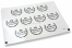 Communion envelope seals - mi primera comunión white with black wreath | Bestbuyenvelopes.ie