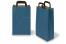 Paper carrier bags with folded handles - blue, 220 x 105 x 360 mm | Bestbuyenvelopes.ie