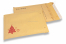 Brown Christmas bubble envelopes - Christmas tree red | Bestbuyenvelopes.ie