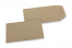 Coloured pocket envelopes - Brown kraft, 65 x 105 mm | Bestbuyenvelopes.ie