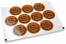 Communion envelope seals - la mia prima comunione brown with black wreath | Bestbuyenvelopes.ie