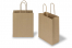 Paper carrier bags with twisted handles - brown striped, 180 x 80 x 220 mm, 90 gsm | Bestbuyenvelopes.ie