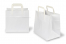 Paper carrier bags with folded handles - white, 260 x 175 x 245 mm | Bestbuyenvelopes.ie