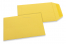 Coloured pocket envelopes - Buttercup yellow, 85 x 125 mm | Bestbuyenvelopes.ie