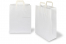 Paper carrier bags with folded handles - white, 320 x 140 x 420 mm | Bestbuyenvelopes.ie