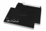 Coloured Christmas envelopes - Black, with sleigh | Bestbuyenvelopes.ie