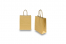 Paper carrier bags with twisted handles - gold, 180 x 80 x 220 mm, 90 gsm | Bestbuyenvelopes.ie