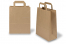 Paper carrier bags with folded handles - brown, 220 x 105 x 280 mm | Bestbuyenvelopes.ie