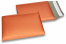 ECO matt metallic bubble envelopes - orange 180 x 250 mm | Bestbuyenvelopes.ie