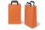 Paper carrier bags with folded handles - orange, 220 x 105 x 360 mm | Bestbuyenvelopes.ie