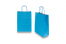 Paper carrier bags with twisted handles - blue, 220 x 100 x 310 mm, 90 gsm | Bestbuyenvelopes.ie