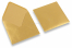 Gold coloured greeting card envelopes 150 x 150 mm | Bestbuyenvelopes.ie