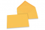 Coloured greeting card envelopes - yellow-gold, 114 x 162 mm | Bestbuyenvelopes.ie