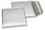 ECO matt metallic bubble envelopes - silver 165 x 165 mm | Bestbuyenvelopes.ie