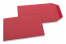 Coloured pocket envelopes - Red, 85 x 125 mm | Bestbuyenvelopes.ie