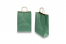 Paper carrier bags with twisted handles - dark green metallic, 220 x 100 x 310 mm, 90 gsm | Bestbuyenvelopes.ie