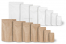 Kraft stand up pouches - brown and white | Bestbuyenvelopes.ie