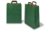 Paper carrier bags with folded handles - green, 320 x 140 x 420 mm | Bestbuyenvelopes.ie