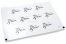 Wedding envelope seals - M. & Mme. black | Bestbuyenvelopes.ie