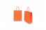 Paper carrier bags with twisted handles - orange, 180 x 80 x 220 mm, 90 gsm | Bestbuyenvelopes.ie