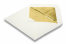 Lined ivory white envelopes - gold lined | Bestbuyenvelopes.ie