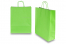 Paper carrier bags with twisted handles - green, 320 x 120 x 410 mm, 100 gsm | Bestbuyenvelopes.ie